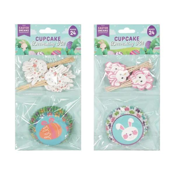 24 Pack Easter Assorted Baking Cups - 5cm