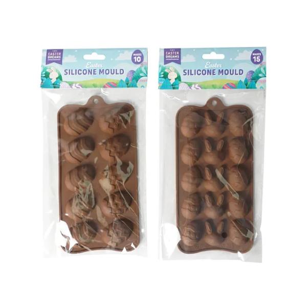 Easter Assorted Silicone Baking Moulds