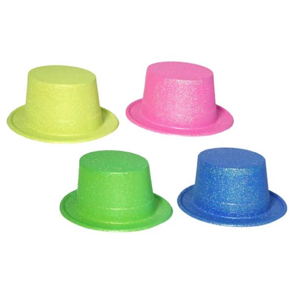 Easter Glitter Top Hat - 24.5cm x 28.5cm x 12cm