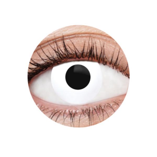White Deranged I Contact Lenses