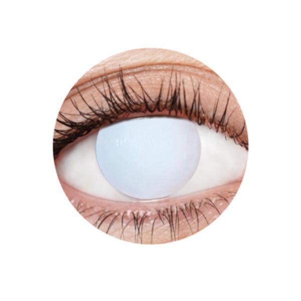 Blind White Contact Lenses