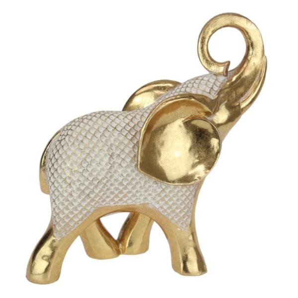 Gold Lotus Elephant - 29cm
