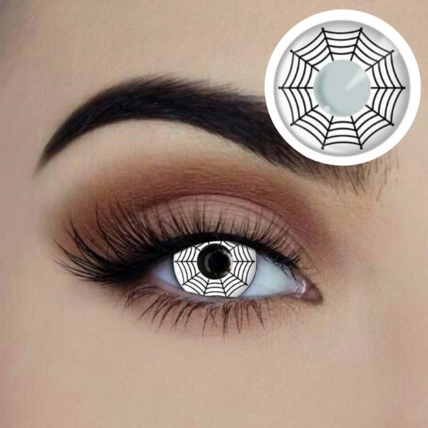 Spiderwebs Starry Eyed Yearly Contact Lenses