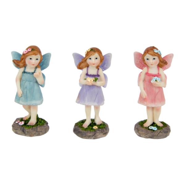 Fairy With Flowers In Display - 7cm