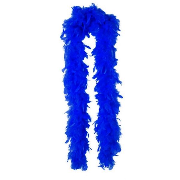 Dark Blue 60g Feather Boa - 150cm