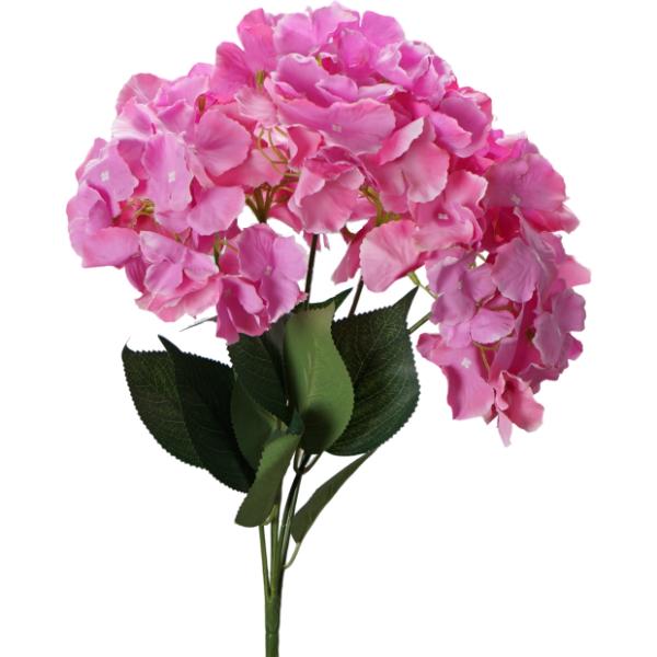 Hot Pink Hydrangea Bouquet - 45cm