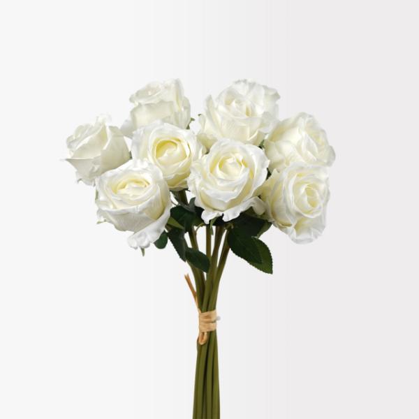 White Aurora Rose Bundle - 50cm