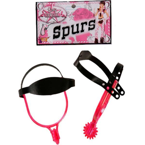 SEXY COWGIRL SPURS-PINK