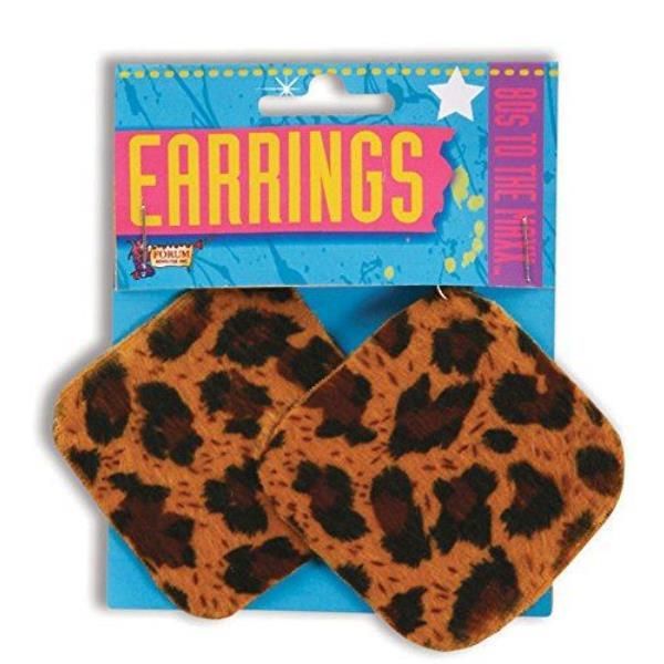 80S Leopard Earrings