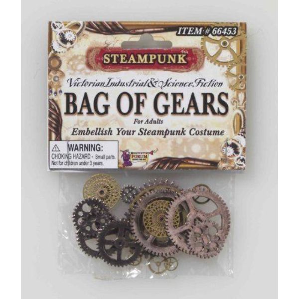 Steampunk Adults Bag Of Gears