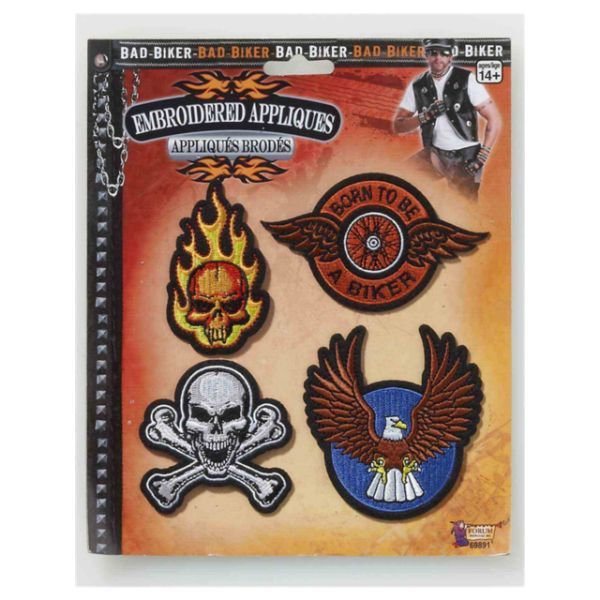 4 Pack Biker Gang Patches