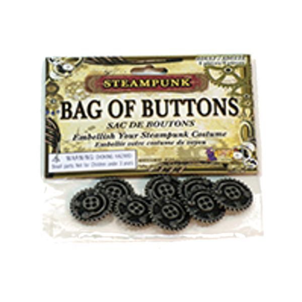 8 Pack Steampunk Buttons