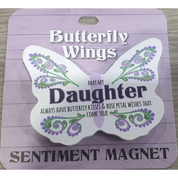 Daughter Butterfly Sentiment Magnet