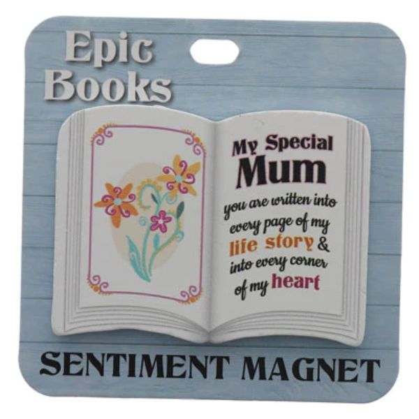 My Special Mum Book Sentiment Magnet