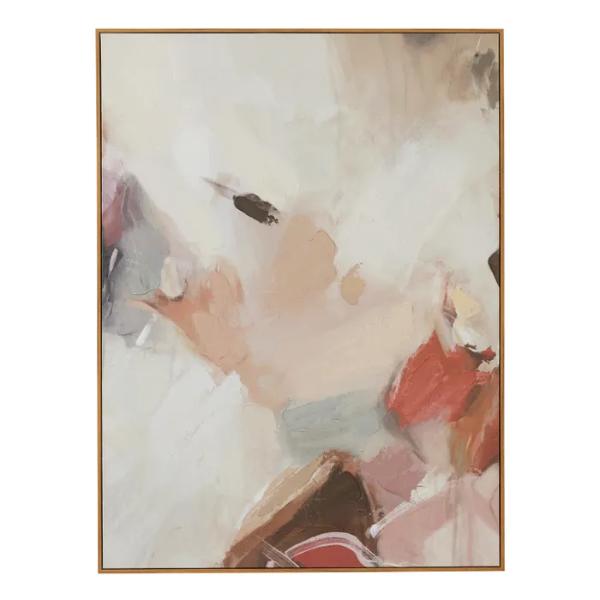 Lykke Teak Frame Oil Canvas - 90cm x 120cm