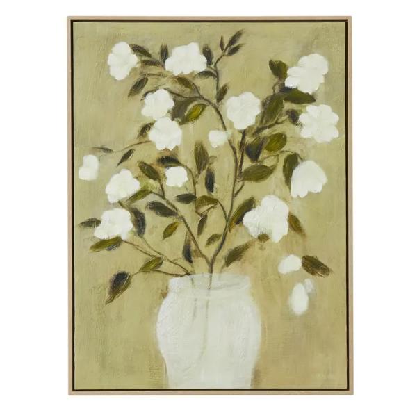 April Ash Frame Oil Painting 60cm x 80cm