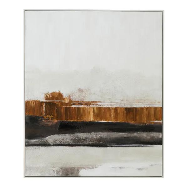 Auguste White Frame Oil Paint - 100cm x 120cm