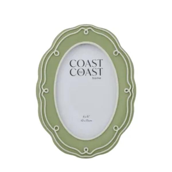 Liza Resin Oval Frame - 4x6