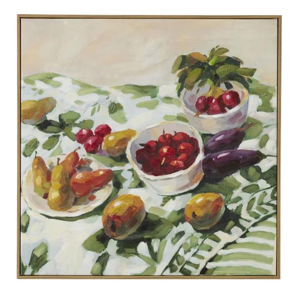 Cucinare Oak Frame Oil Painting - 60cm x 60cm