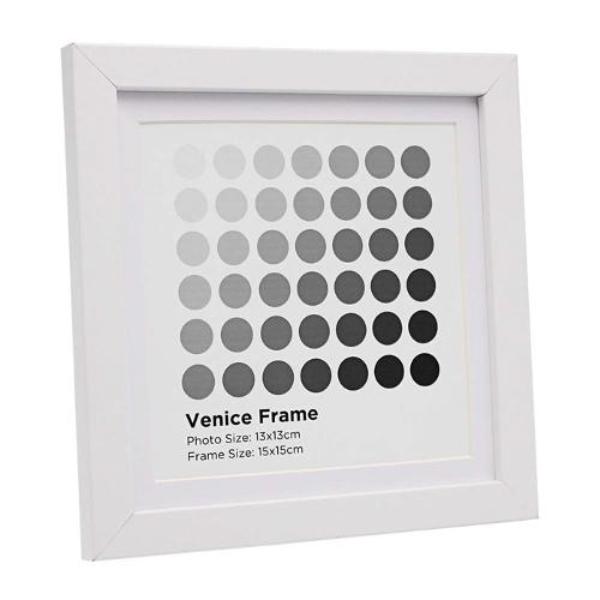 White Venice Frame - 15x15cm