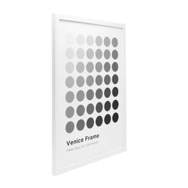 White Venice A3 Frame
