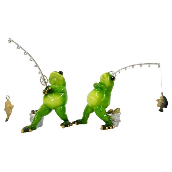 Marble Fishing Frog - 15cm