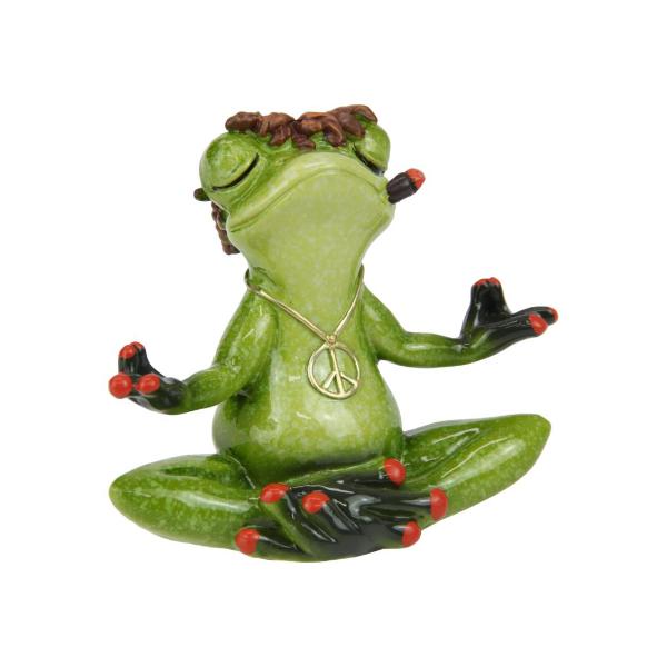 Marble Finish Rasta Frog - 13cm