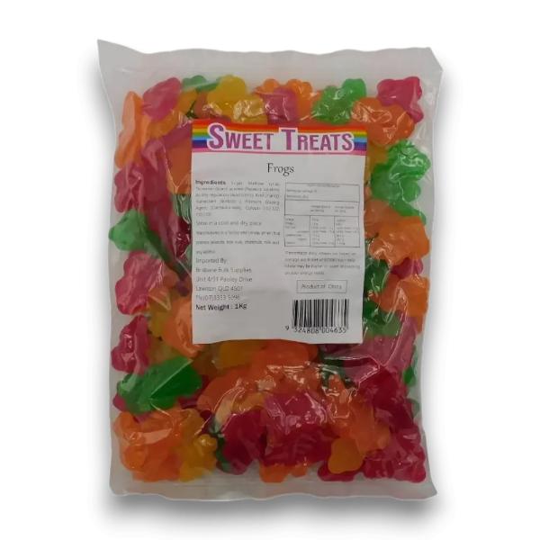 Mixed Frogs Gummy Bag- 1kg
