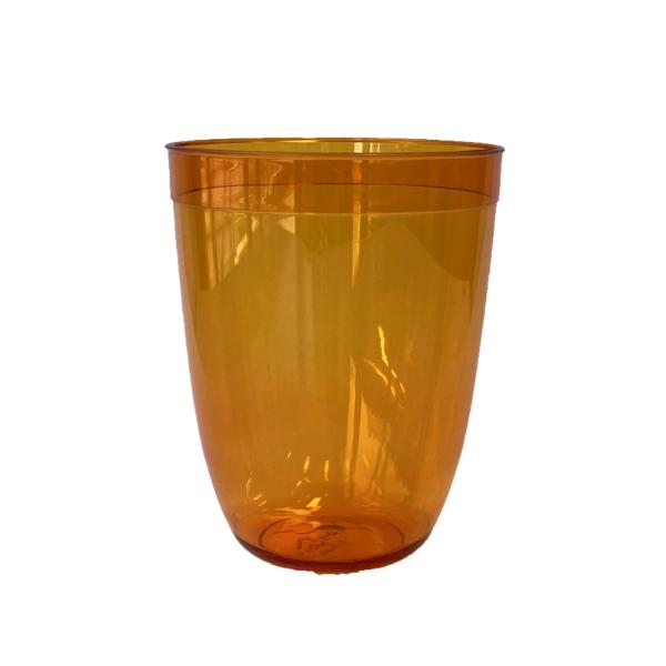 20 Pack Orange Tangerine Ultra HD Reusable Plastic Cup - 260ml