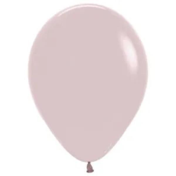 18 Pack Pastel Dusk Rosewood Round Balloon - 30cm