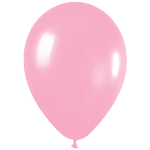 18 Pack Round Shimmer Pearl Pink Balloon - 30cm