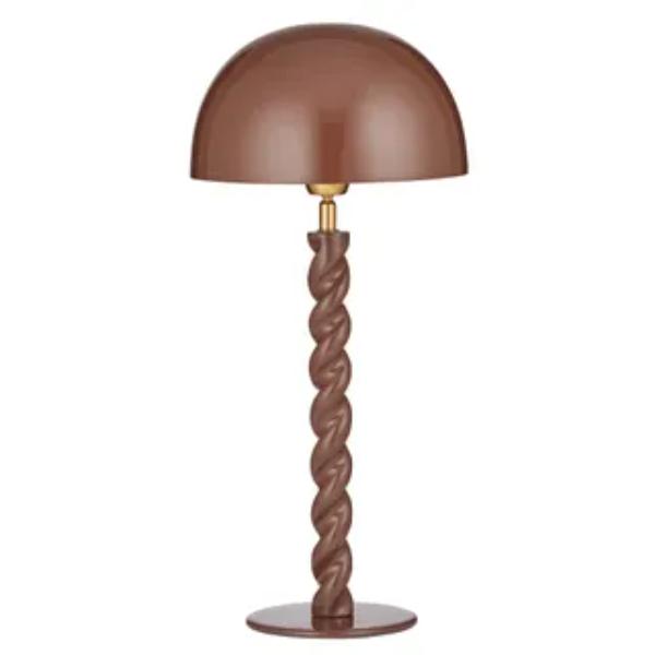 Chocolate Ormond Metal Lamp - 52cm