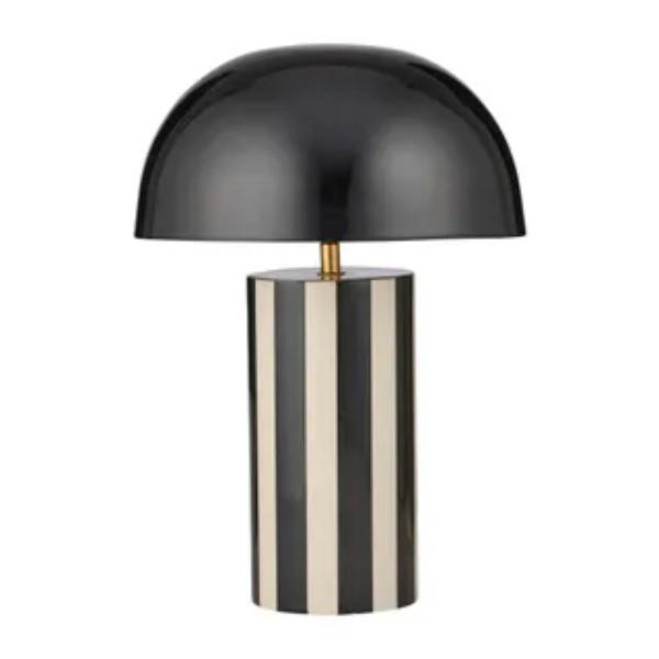 Black Raya Metal Lamp - 41cm