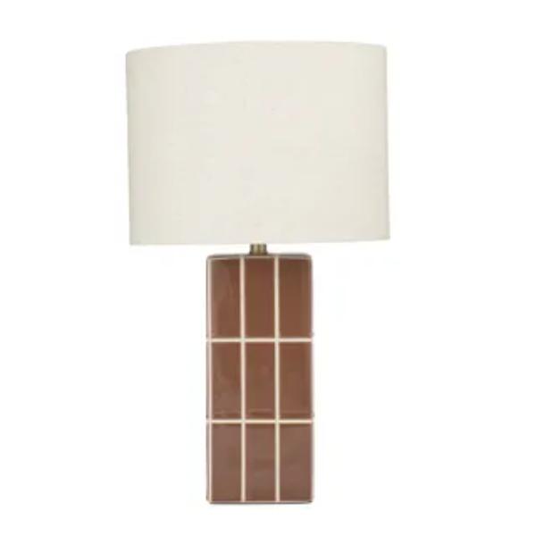 Brown Boyd Ceramic Table Lamp - 52cm
