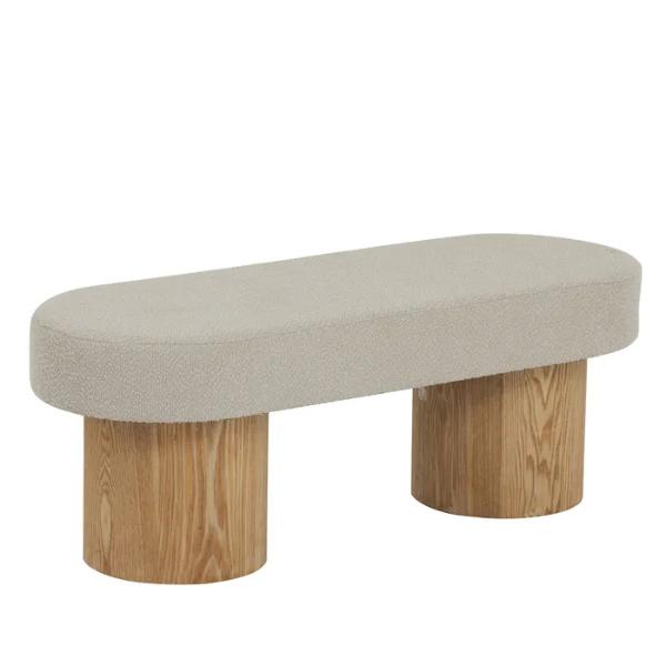 Trinity Bounce Or Wood Bench - 119cm x 45.5cm x 45cm