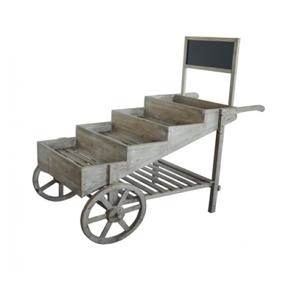 Wooden Garden Cart - 125cm