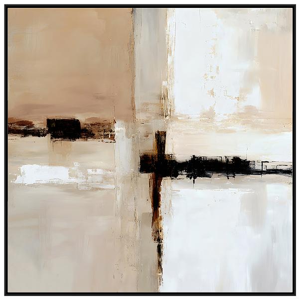 Line Of Duty Painting - 103x103cm