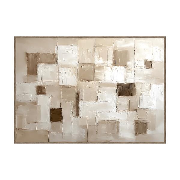 Block & Roll Painting - 103x73cm
