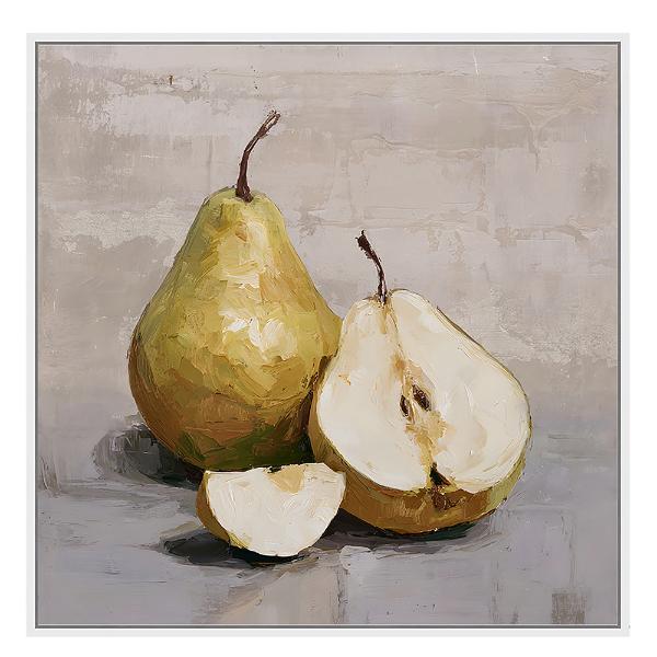 Pear Pressure Painting - 63x63cm