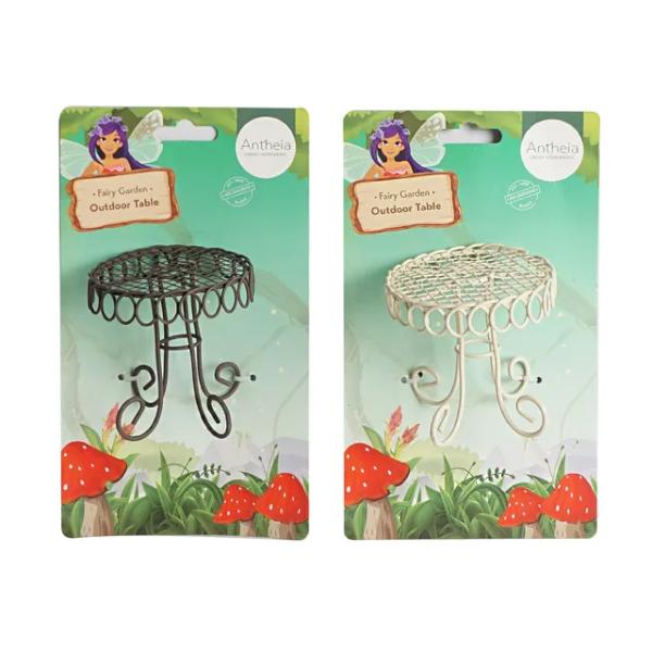 Fairy Garden Metal Table - 7.5cm x 6.5cm