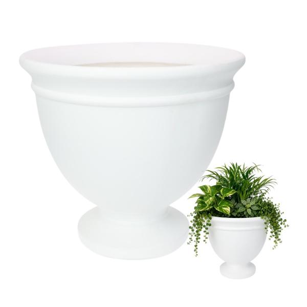White Garden Pot - 40cm