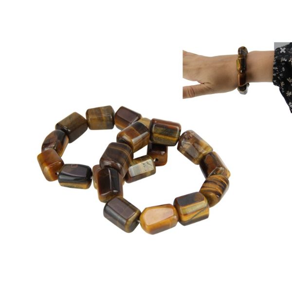 Power Gemstone Bracelet Tiger Eye (Gift Box)