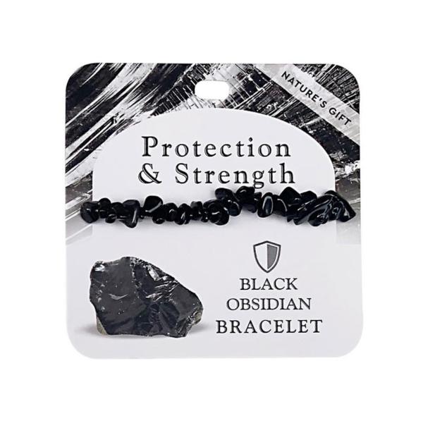 Obsidian Gemstone Wellness Bracelet