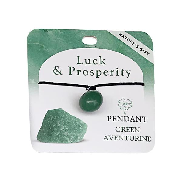 Adventurine Gemstone Wellness Pendant
