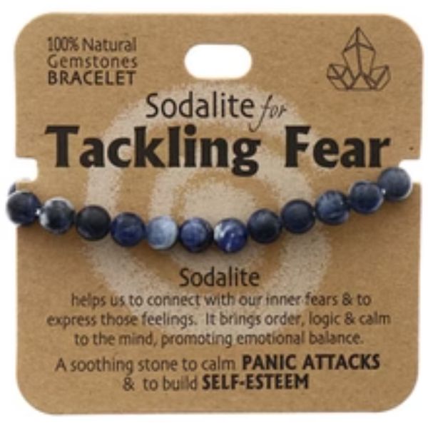 Tackling Fear Gemstone Bracelet
