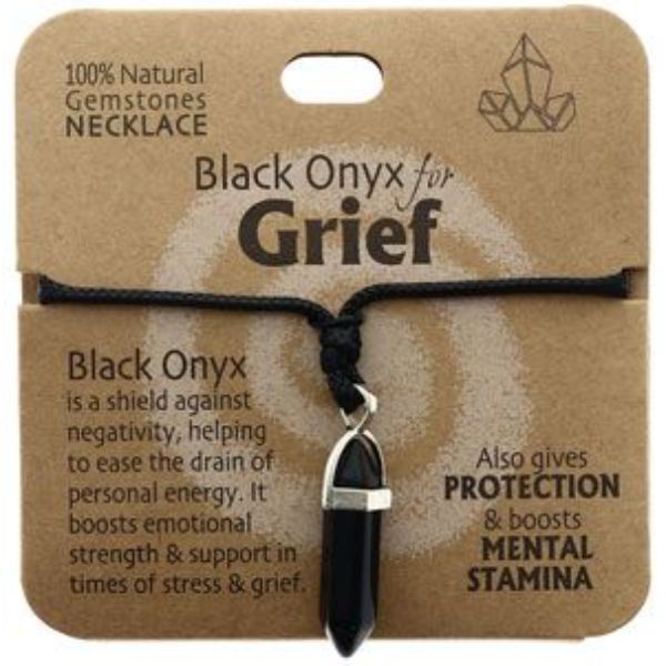Black Grief Gemstones Necklace