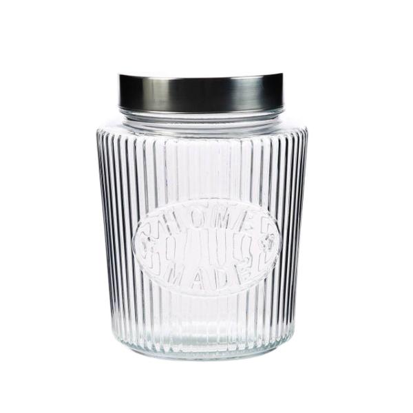 Glass Canister - 14.2cm x 18.9cm