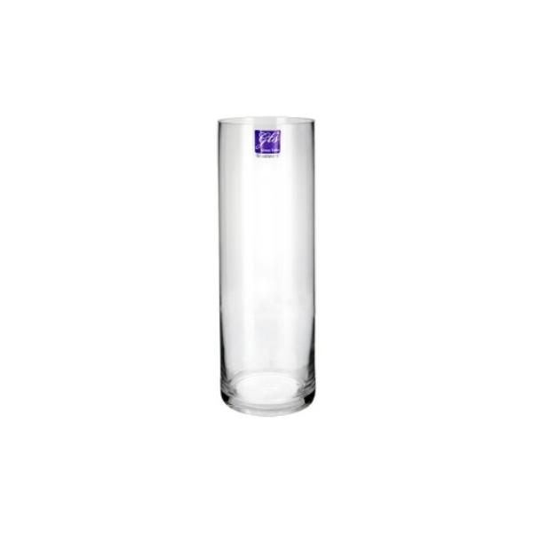Cylinder Glass Vase - 10cm x 30cm