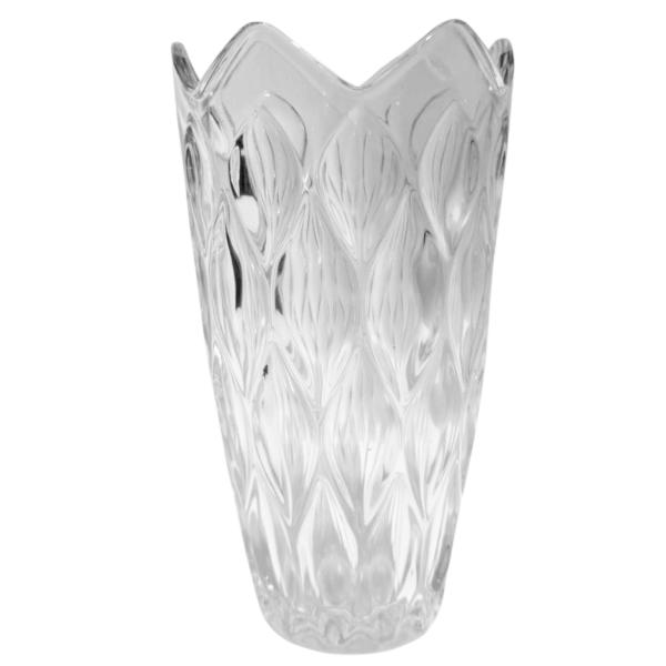 Crystal Design Pressed Vase - 23cm