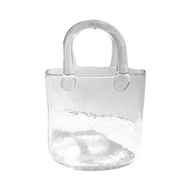 Medium Glass Handbag Vase